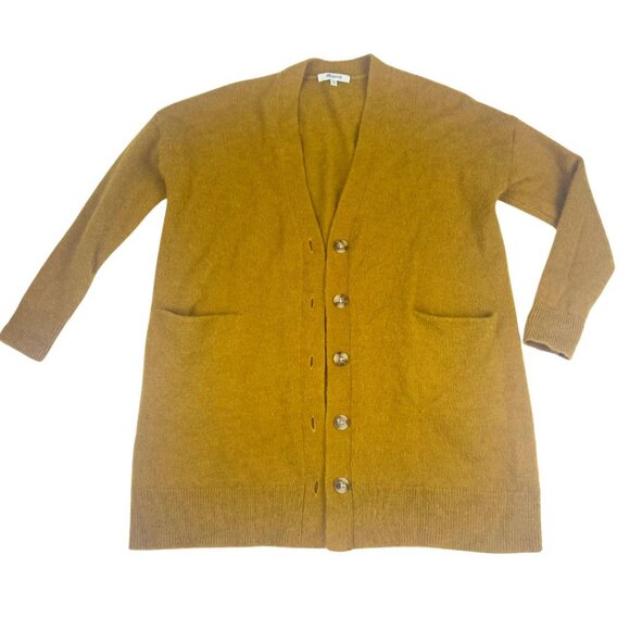 Madewell Yellow Sweater Alpaca Wool Fall Soft XXS - Picture 1 of 11